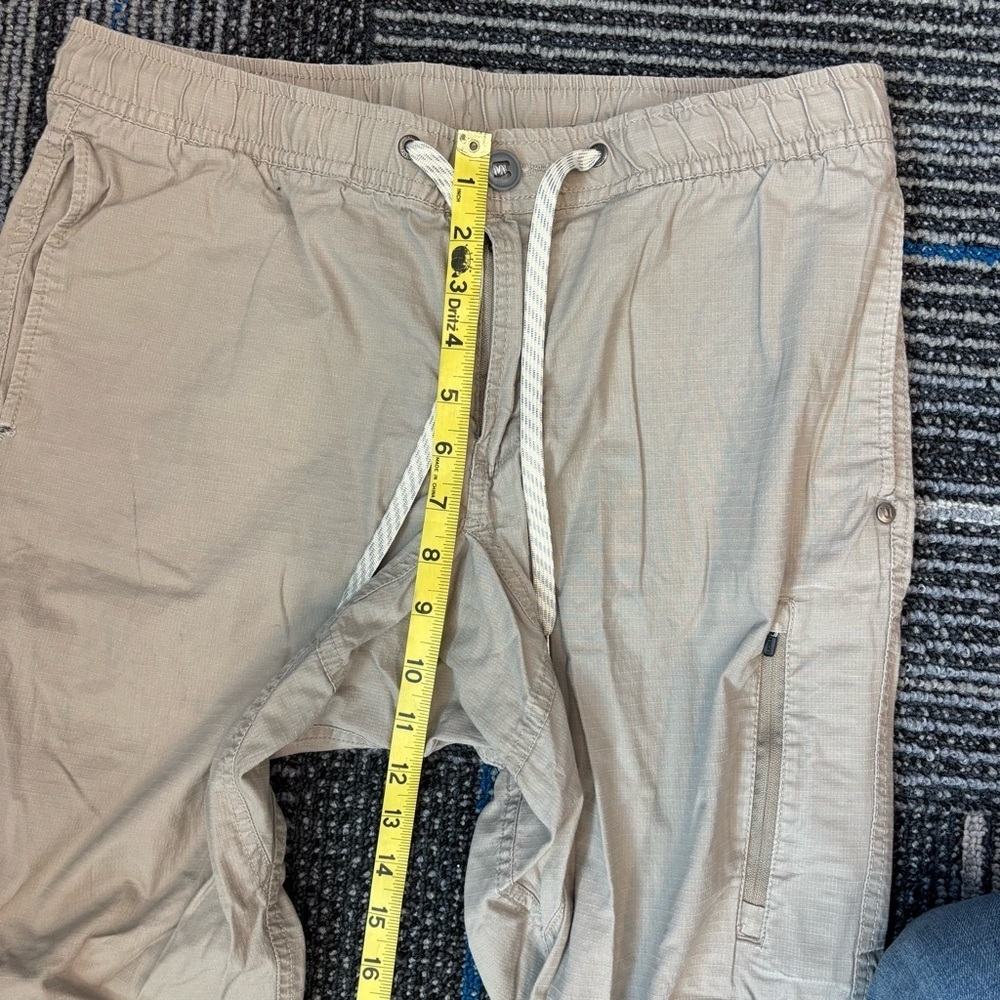 Vuori Women’s Rip Stop Pants khaki tan Large - Picture 8 of 9